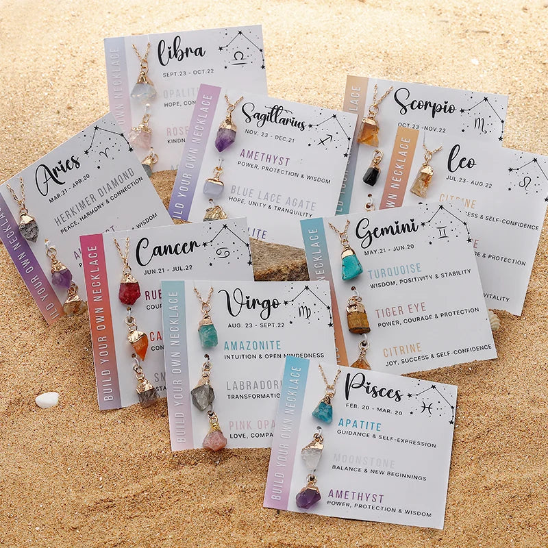 Zodiac Birthstone Necklace