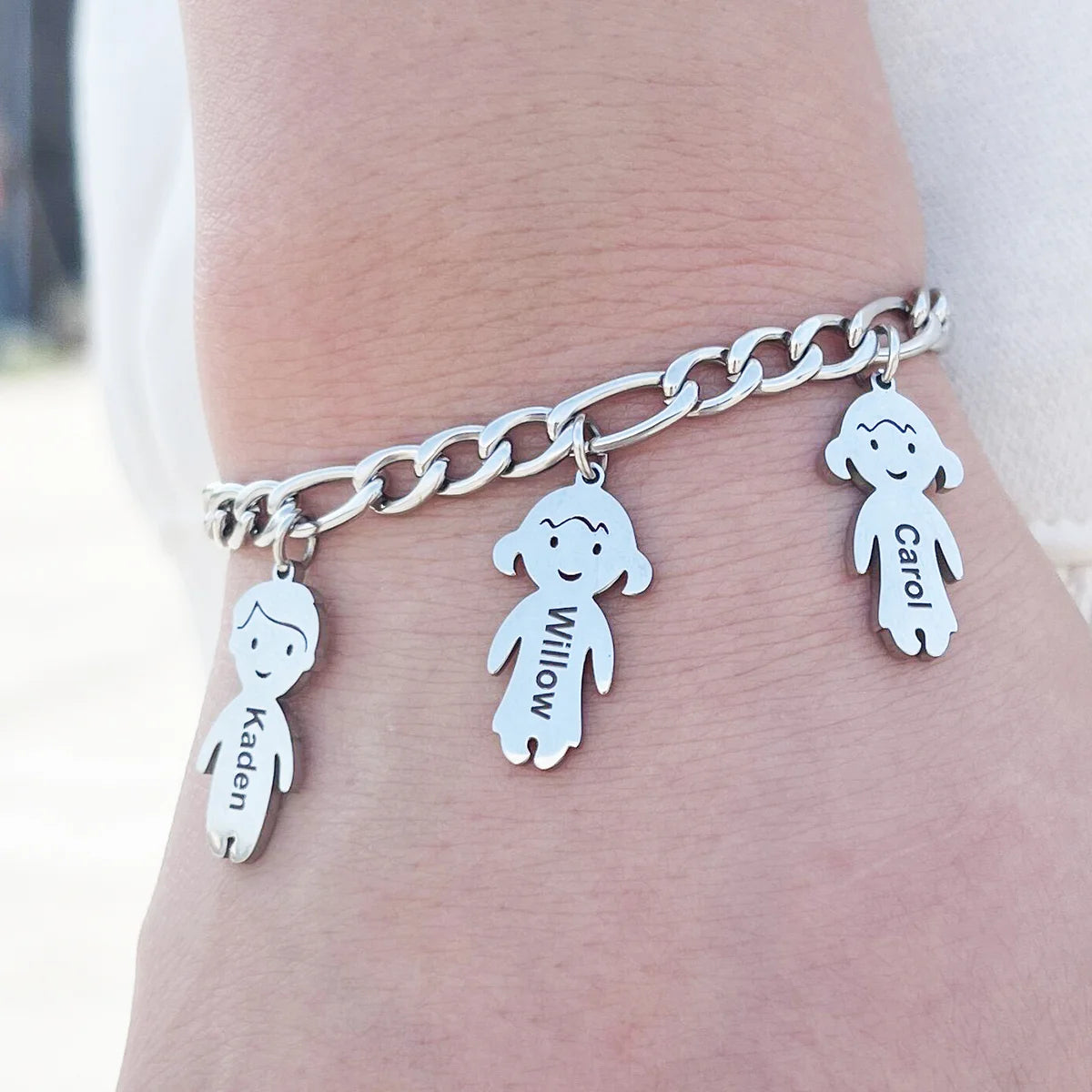 Personalised My Kids and Grandkids Bracelet