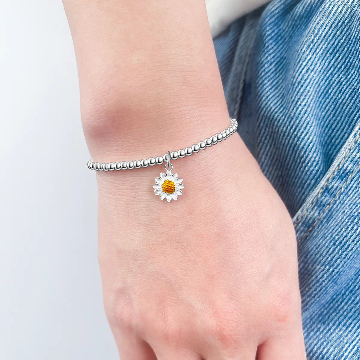 Personalised Sterling Silver You Are My Sunshine Bracelet