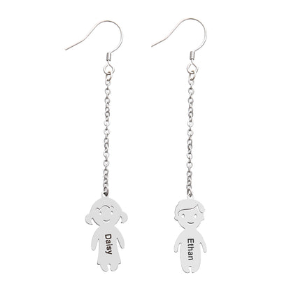 Personalised My Children Earrings