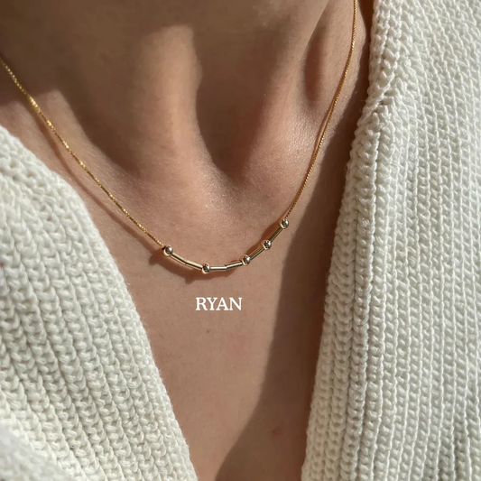 Personalized Morse Code Necklace