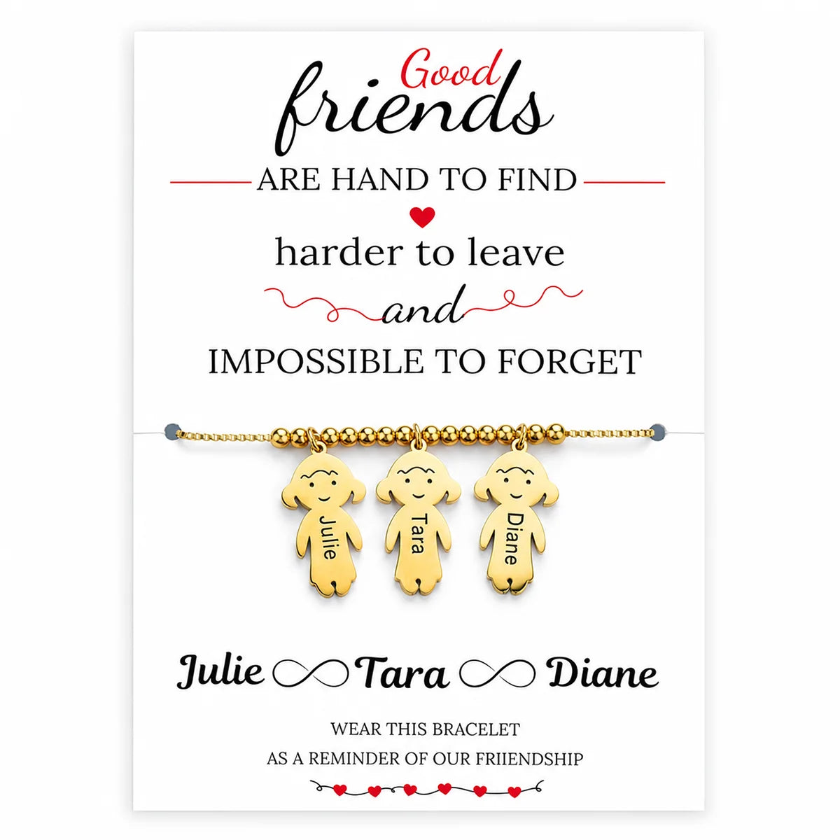 Personalised Best Friend Bracelet