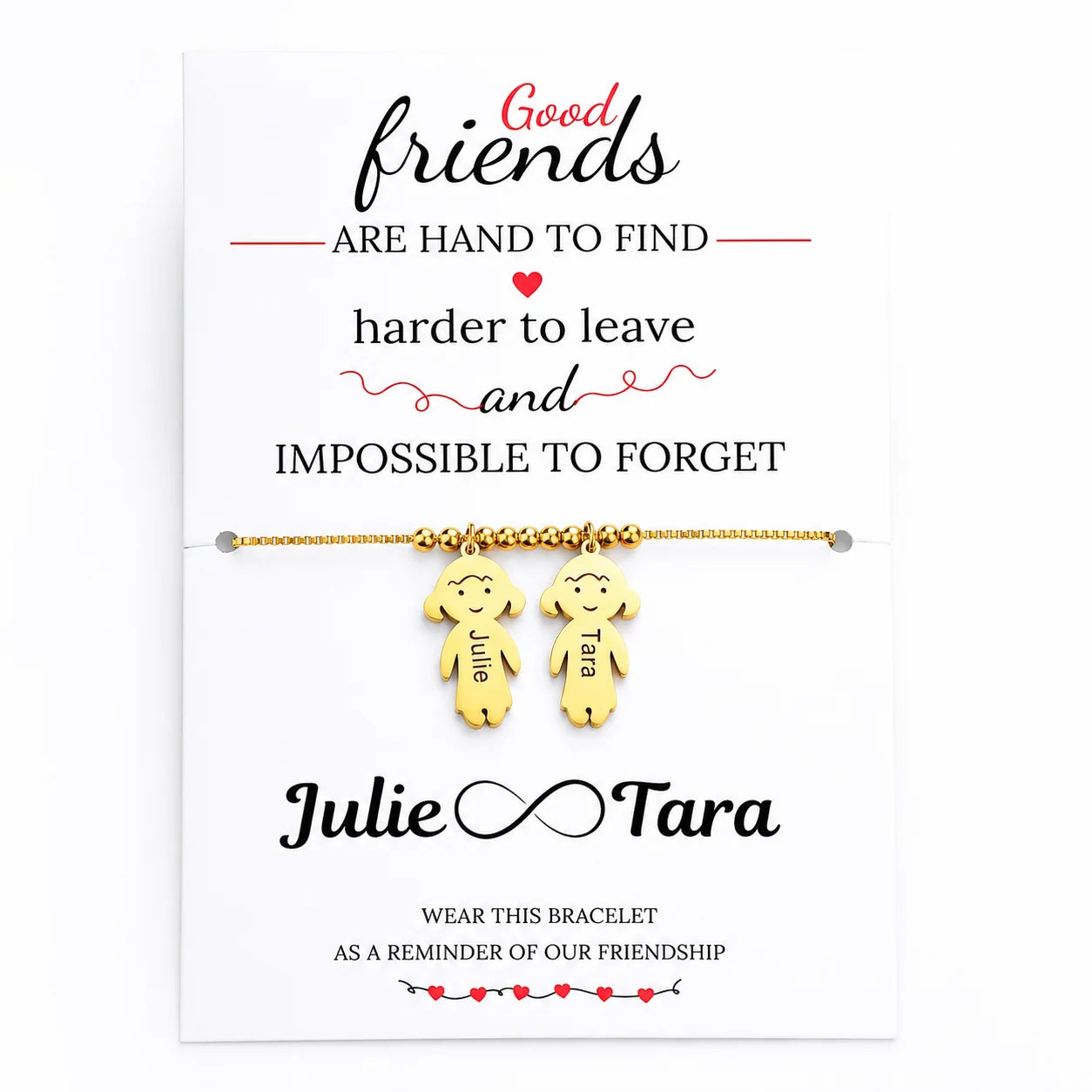 Personalised Best Friend Bracelet