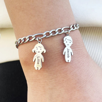 Personalised My Kids and Grandkids Bracelet