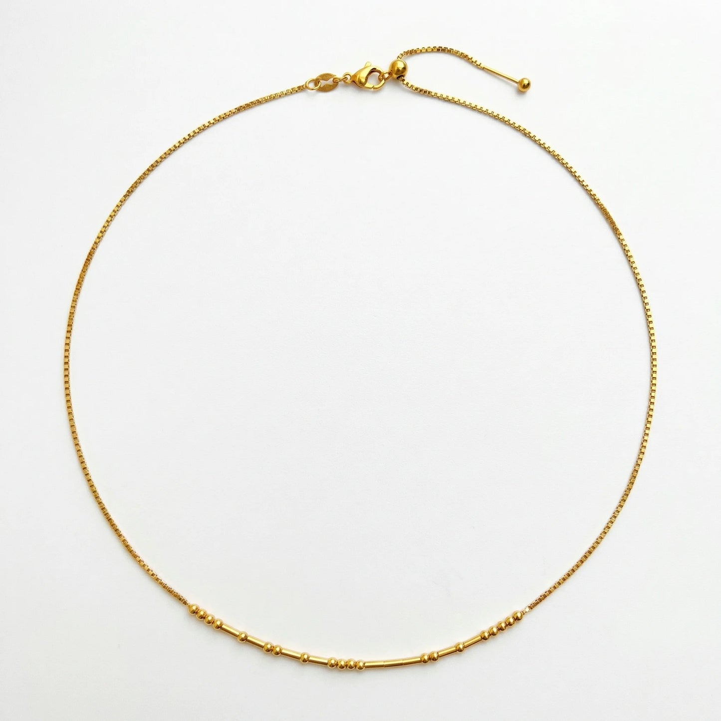 Personalized Morse Code Necklace