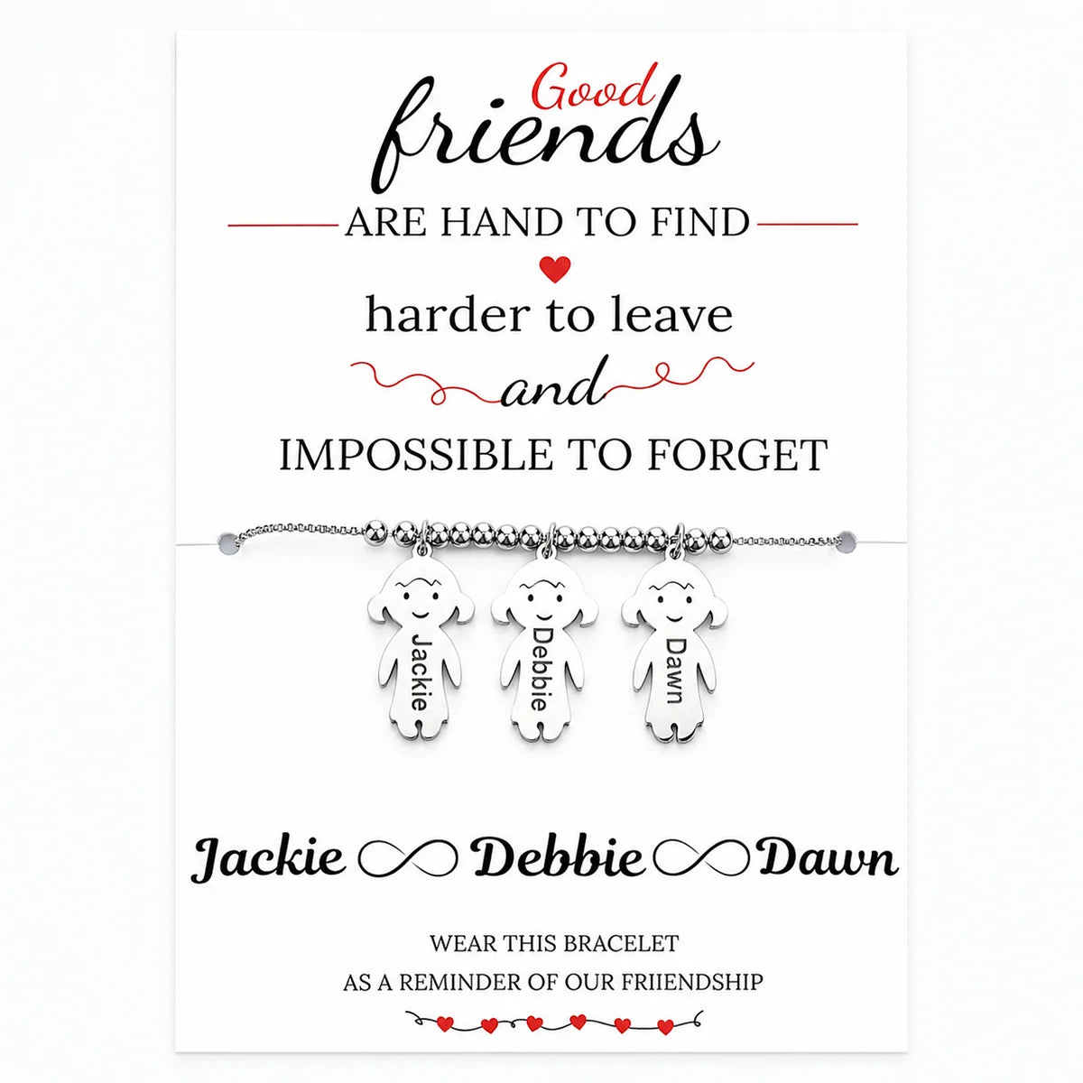 Personalised Best Friend Bracelet