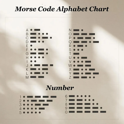 Personalized Morse Code Necklace