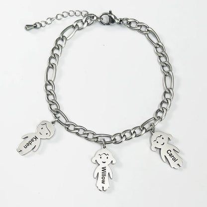 Personalised My Kids and Grandkids Bracelet
