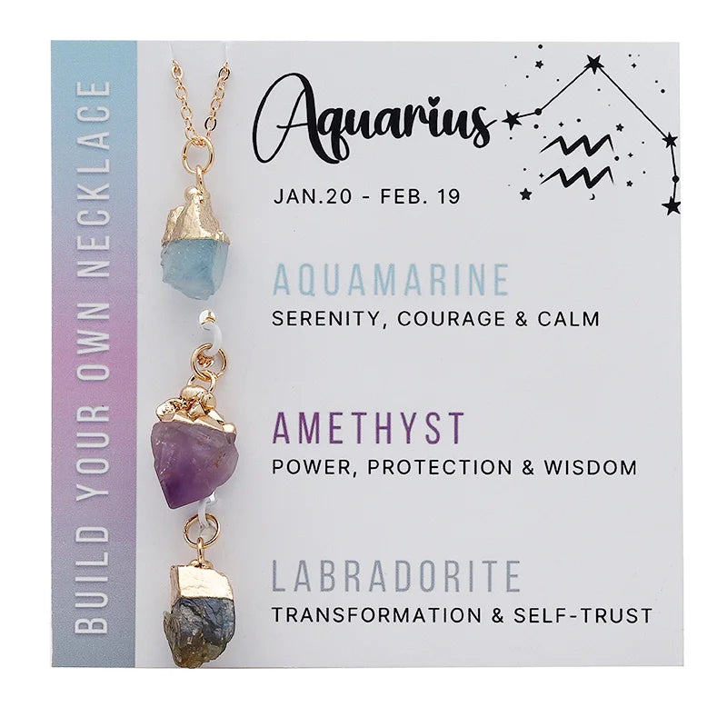 Zodiac Birthstone Necklace