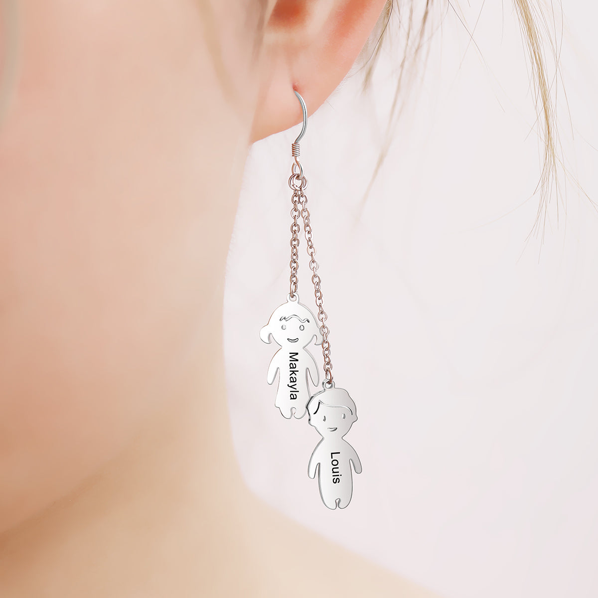 Personalised My Children Earrings