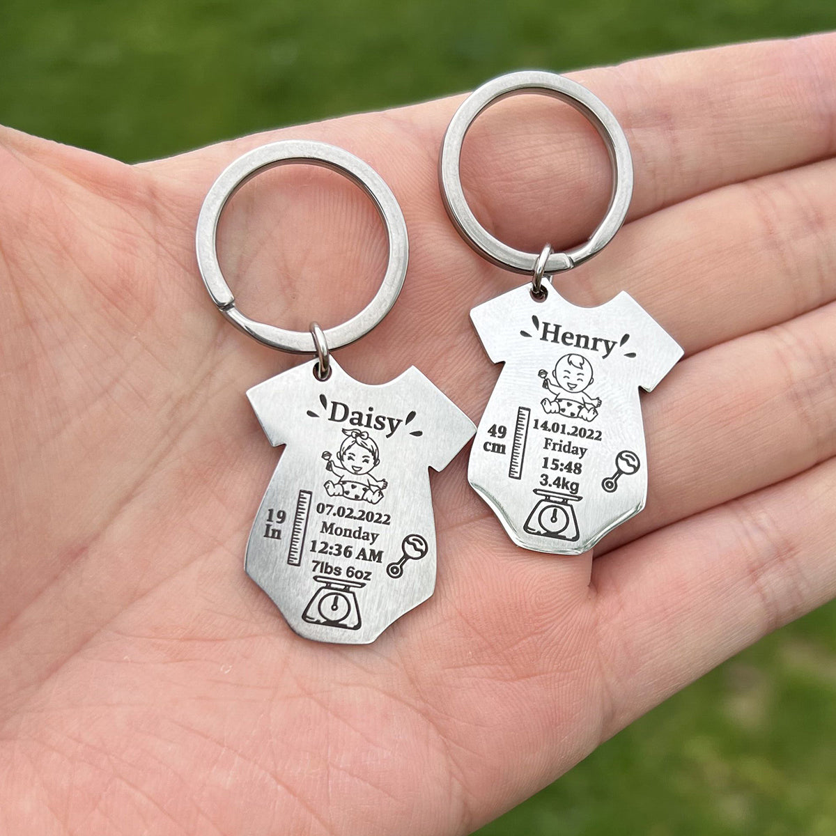 Personalised Baby Keychain