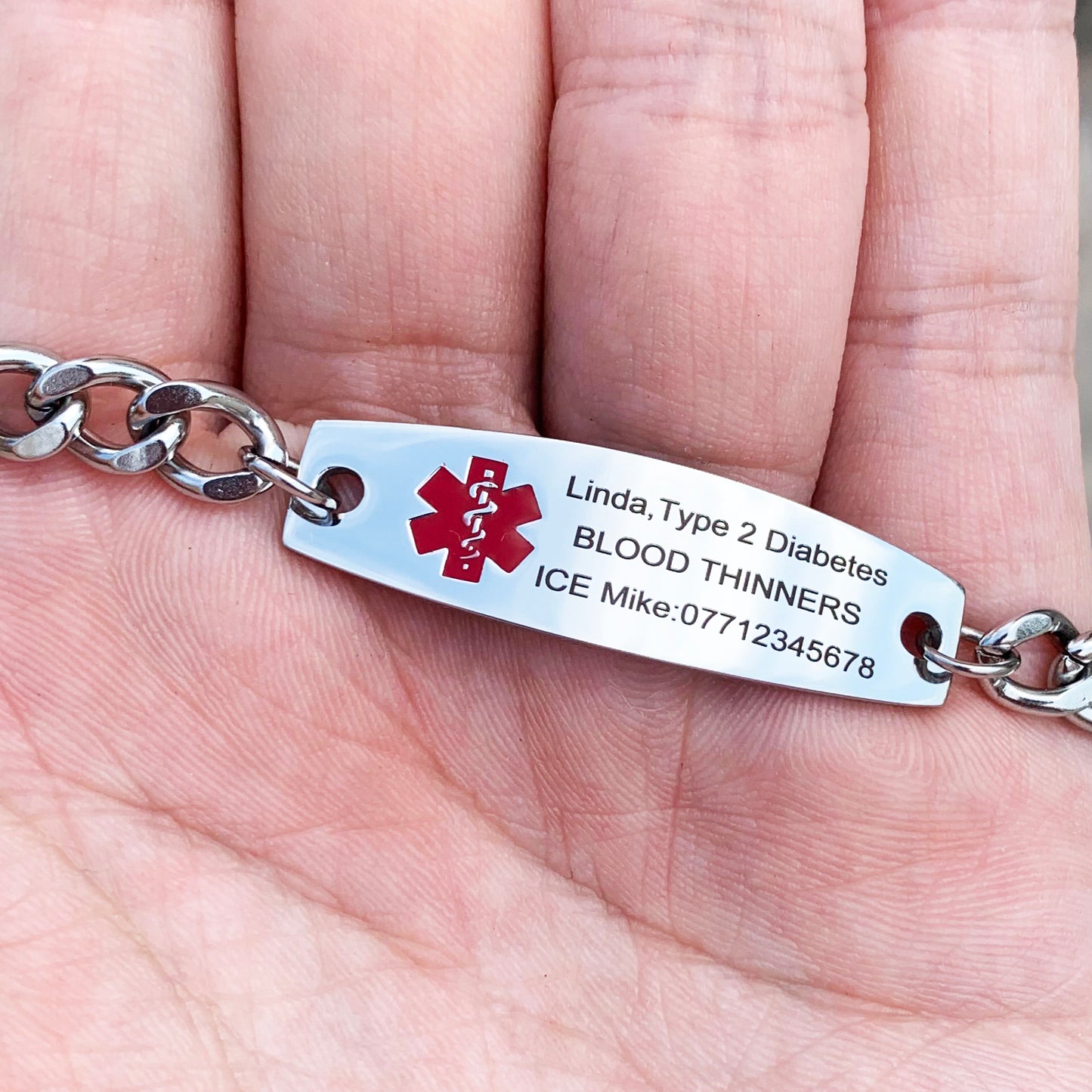 Personalized Medical ID Bracelet
