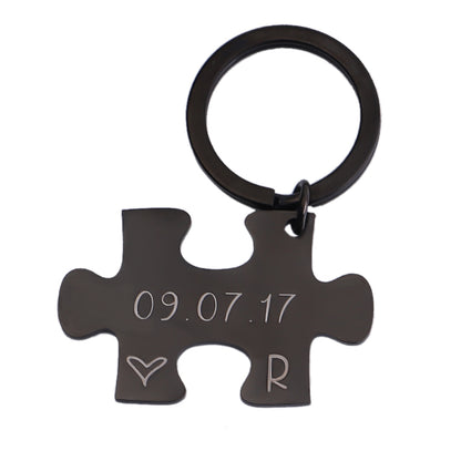 Puzzle Couple keychain