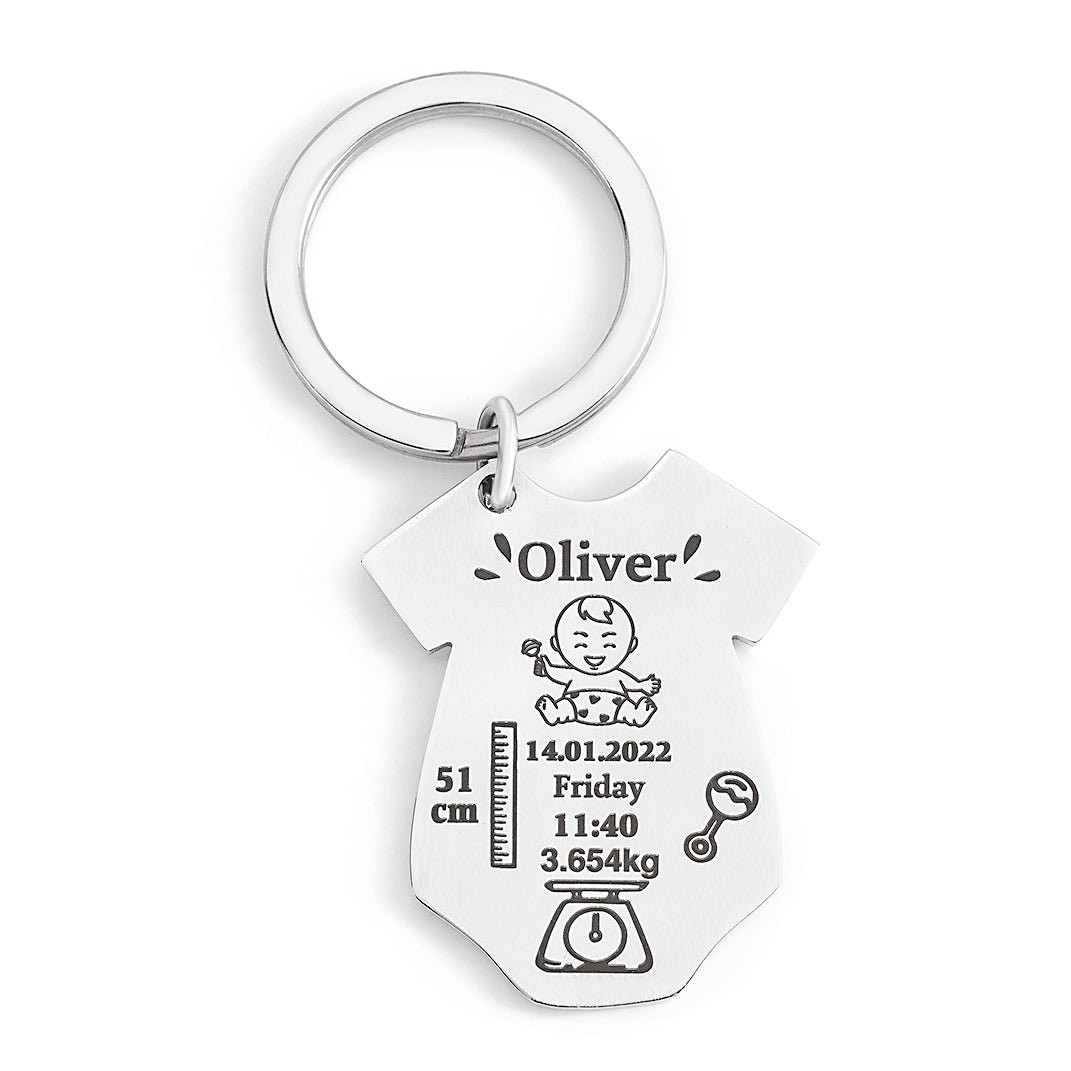 Personalised Baby Keychain