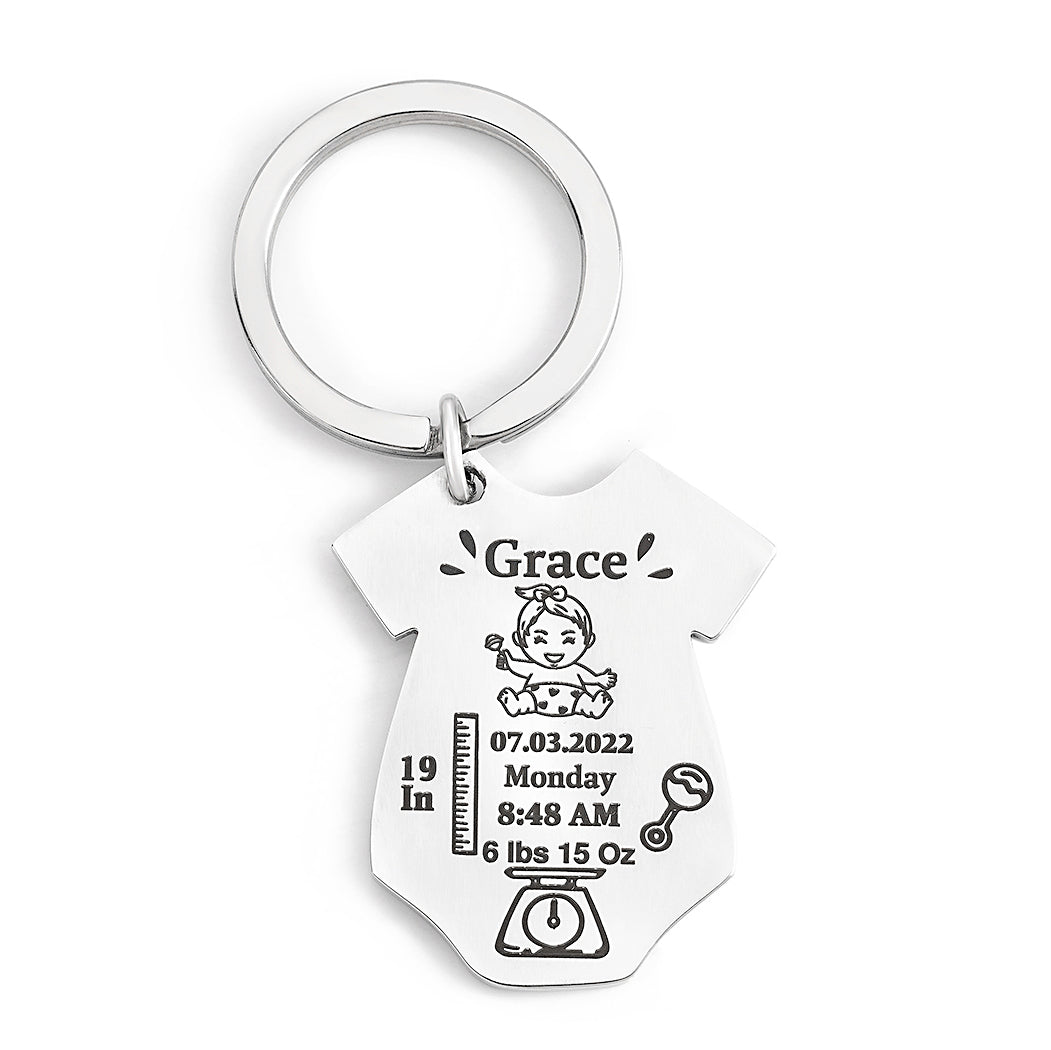 Personalised Baby Keychain