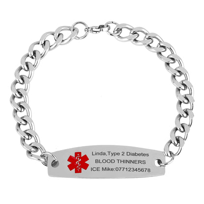 Personalized Medical ID Bracelet